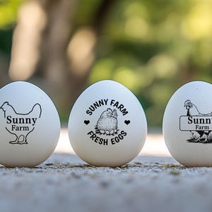 Chicken Egg Stamps For Farms Funny Egg Stampers, Rubber Egg Stamps For Farm Fresh Eggs, Mini Stamps For Backyard Farmer, Chicken Lover Gift