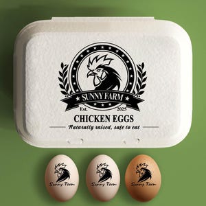 卵パックのスタンプ 面白い卵パックのカスタム、産卵したばかり、鶏のギフト、卵のゴム印、裏庭の鶏農家の格言、卵 6 個