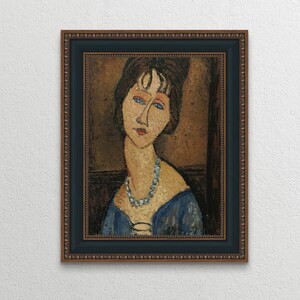 Mailed Print | Vintage Portrait Painting | Antique Woman Portrait | Moody Rustic Print | 18th Century Fine Art | Printed and Shipped