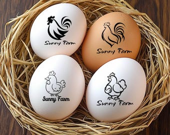 Sello de huevo personalizado, regalo personalizado para criadores de gallinas
