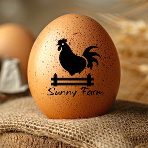 Egg stamps | custom egg stamps | egg labels | farm stamps | farm gift ideas | create your egg brand | personalised engraving for farm gifts