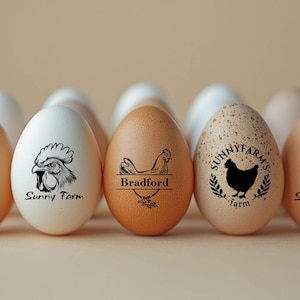 Gift for friends who raise chickens | Egg stamp | Chicken coop name | Perfect for farm gifts | Ideal for egg sellers and farmers