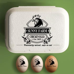 farm fresh egg stamp, eggs with date stamp, custom egg carton stamp, homestead stamp, turkey stamp, chicken stamp