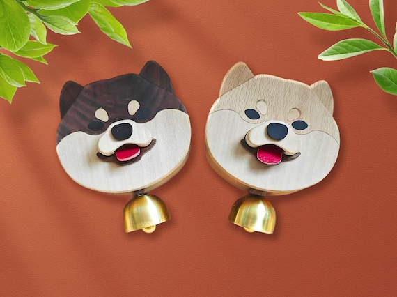 Handmade Wooden Shiba Inu Doorbell, Home Decor Gift - Etsy