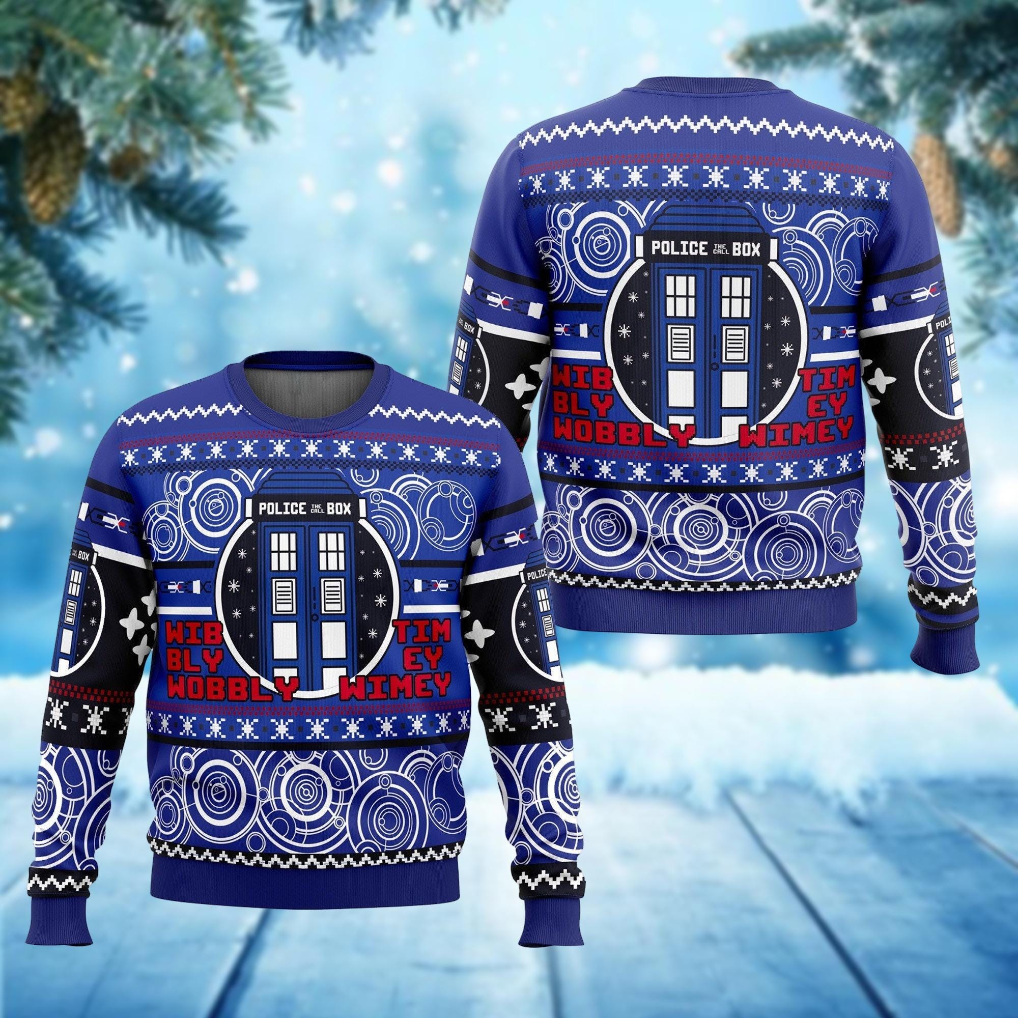 Ugly Doctor Who Christmas Sweater Etsy UK