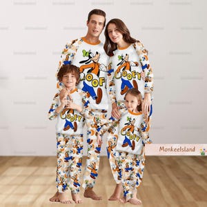 Disney Goofy Pajamas Family, Christmas Goofy Matching Pajamas Set, Mickeys And Friends Pj Set, Christmas Pjs For Family