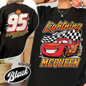 Vintage Lightning McQueen Comfort Colors Shirt, Disney Pixar Cars Shirt, Retro McQueen Graphic Tee, Disney Vacation Trip Shirt