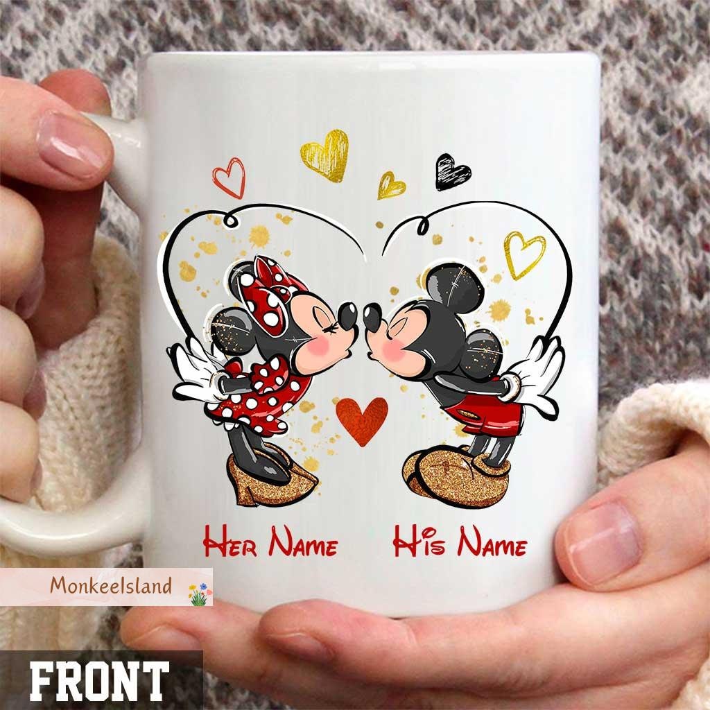 Discover Mickey und Minnie personalisierte Tasse