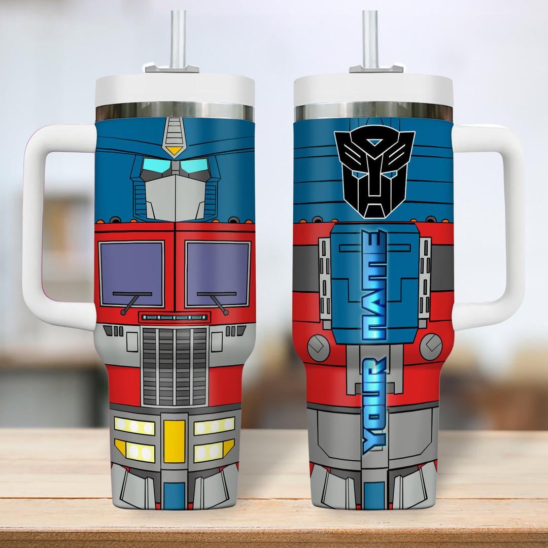 Personalized Transformer Tumbler 40 Oz, Autobot Transformer Cup ...