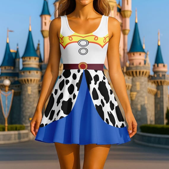 jessie skater dress Jessie Cosplay Skater Dress, Toy Story Costume Dress, Cowgirl Halloween  Dress, Disney Trip Dress