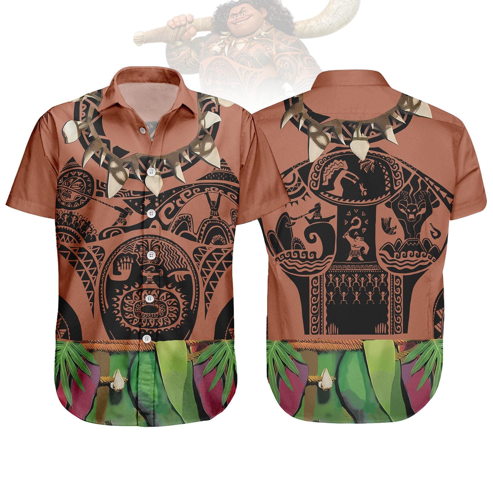 マウイ タトゥー 入れ墨 コスプレ メンズ 新品 仮装 モアナ 海 神