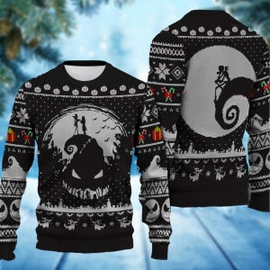Jack Skellington Christmas Sweater - Etsy