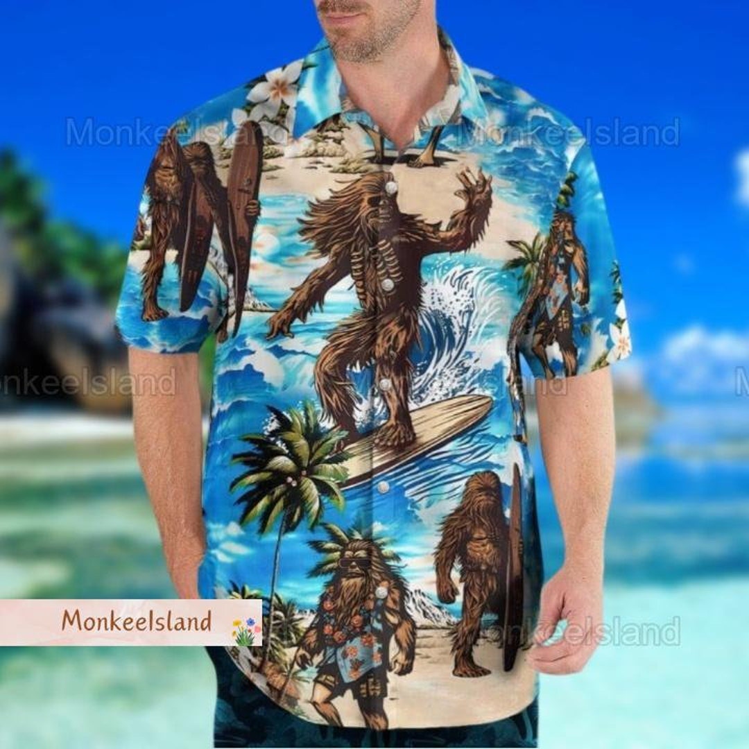 Star Wars Chewbacca Hawaii Shirt Chewbacca Chewie Hawaiian Shirt Star Wars Button up Shirt Chewbacca Vacation Shirt Galaxy Movie Gift Etsy
