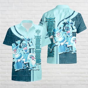 Chemise hawaïenne halloween manoir hanté, chemise boutonnée fantômes faisant de l&#39;auto-stop, chemise d&#39;été horreur manoir, cadeau de saison effrayante