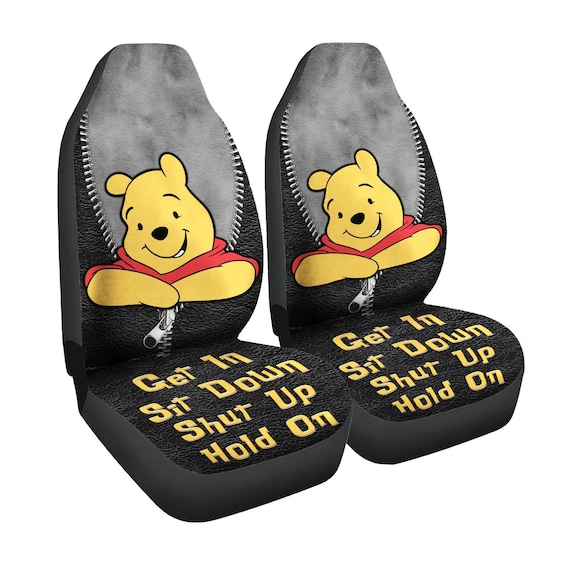 Winnie Pooh Car Seat Covers, Pooh Bear Car Covers, Winnie Pooh Car