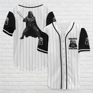 Darth Vader Jersey, Star Wars Jersey Shirt, Darth Vader Baseball Jersey, Anakin Skywalker Jersey Men, Athletic Jersey, Disney Gift