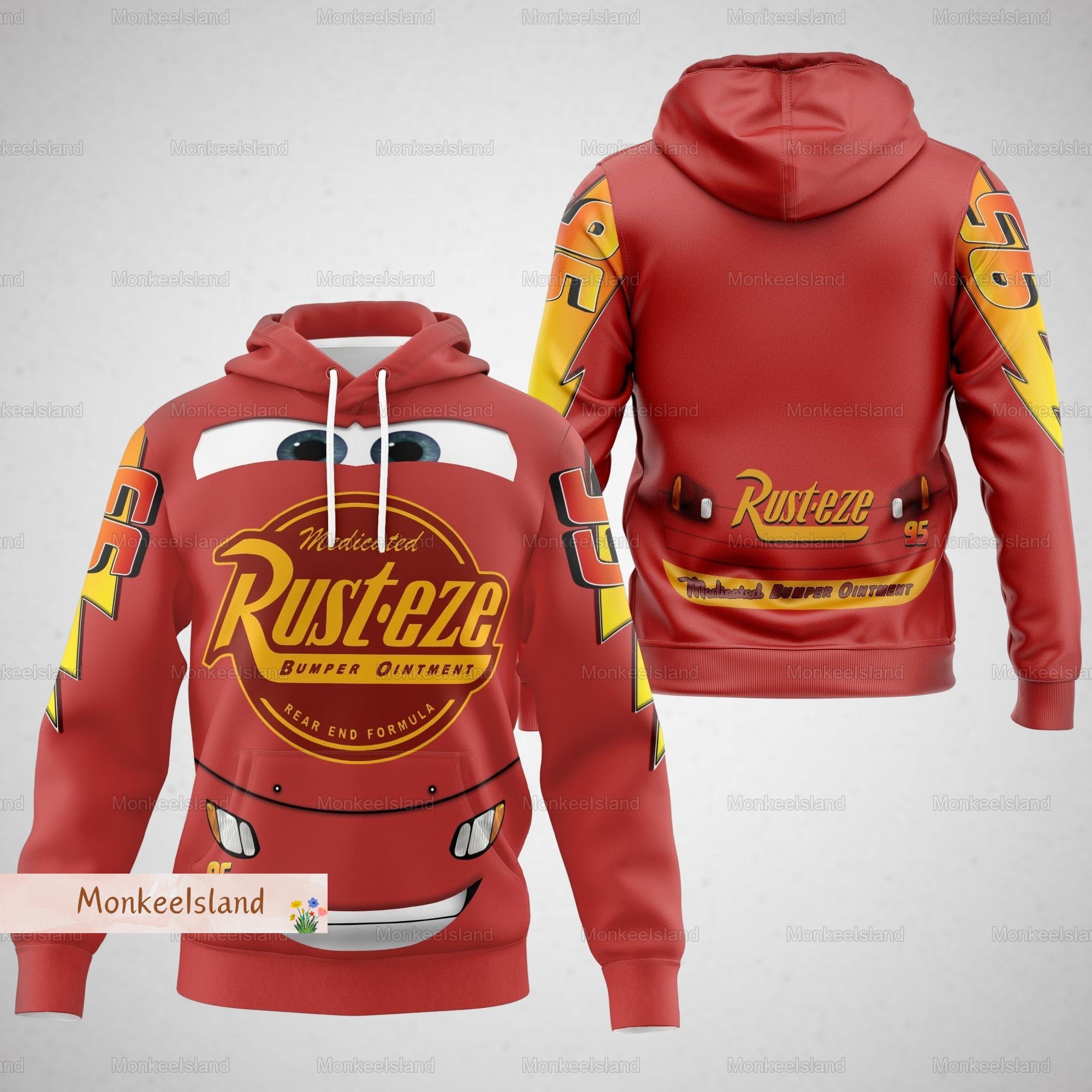 Lightning Mcqueen Hoodie Etsy