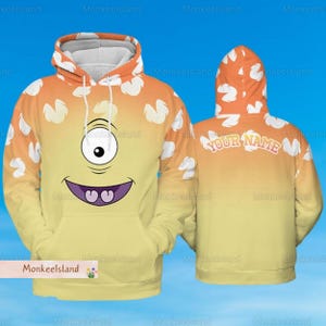 Sudadera con capucha personalizada de Disney Lilo y Stitch Pleakley, sudadera con capucha de disfraz de Pleakley, sudadera con capucha unisex divertida de Disney Pleakley, camiseta de Disneyland