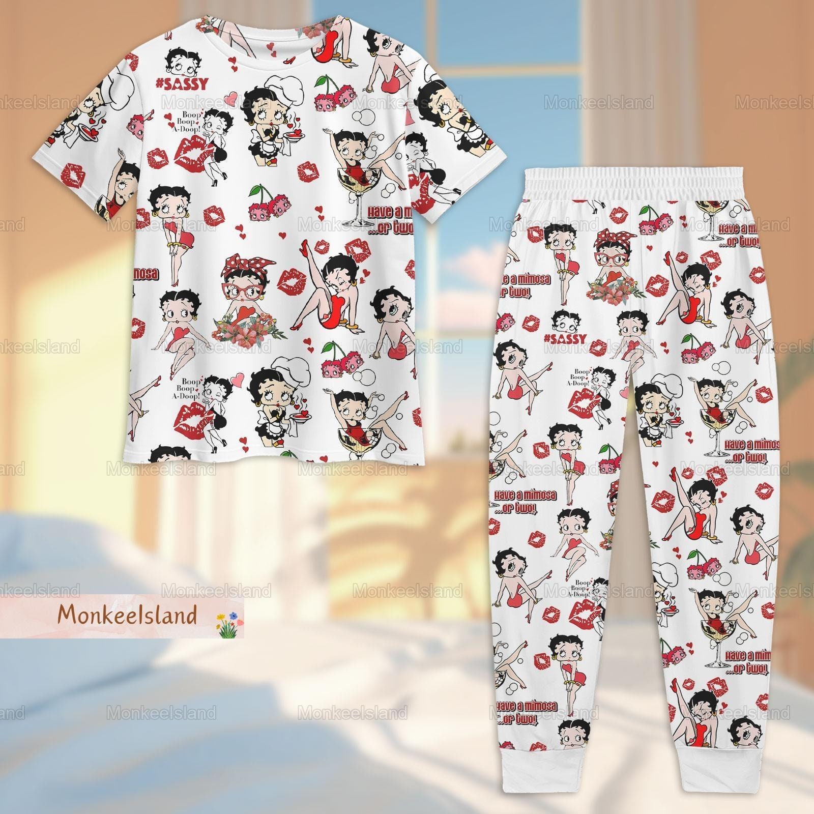 Betty Boop Pajamas, Funny Betty Boop Pajamas Pants, Betty Boop Lovers