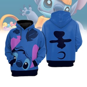 Disney Stitch Hoodie, Funny Stitch 3D Hoodie, Lilo And Stitch Unisex Hoodie, Stitch Hoodie Men, Stitch Lover Gift, Disneyland Shirt