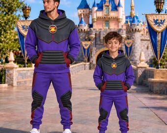 Emperor Zurg Costume Hoodie, Antagonist Toy Cosplay Jogger, Space Ranger Enemy Cosplay, Disney Halloween Costume, Zurg Cosplay Gift