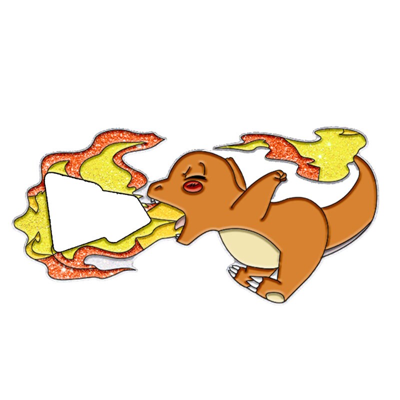 Pokemon 'Tactical  Charmander' Embroidered Velcro Patch — Little