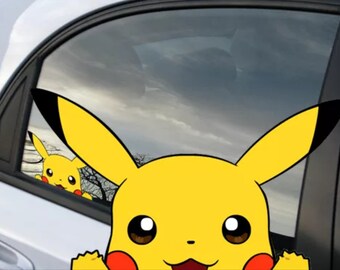 Pikachu Peeker Sticker/decal