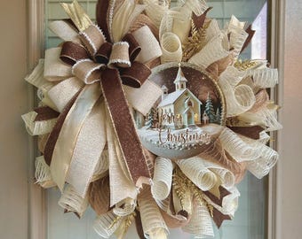 Christmas Wreaths, gold Christmas wreaths, brown Christmas wreaths