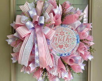 Mother’s Day wreath, wreath for Mother’s Day, Mother’s Day wreaths, Mother’s Day gift, Mother’s Day decor, Mother’s Day wreath gift