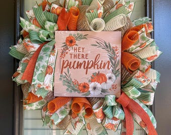 Fall wreath, fall wreaths, sage green fall wreath, sage fall wreaths, sage green autumn wreath, fall door decor, green fall wreaths, fall