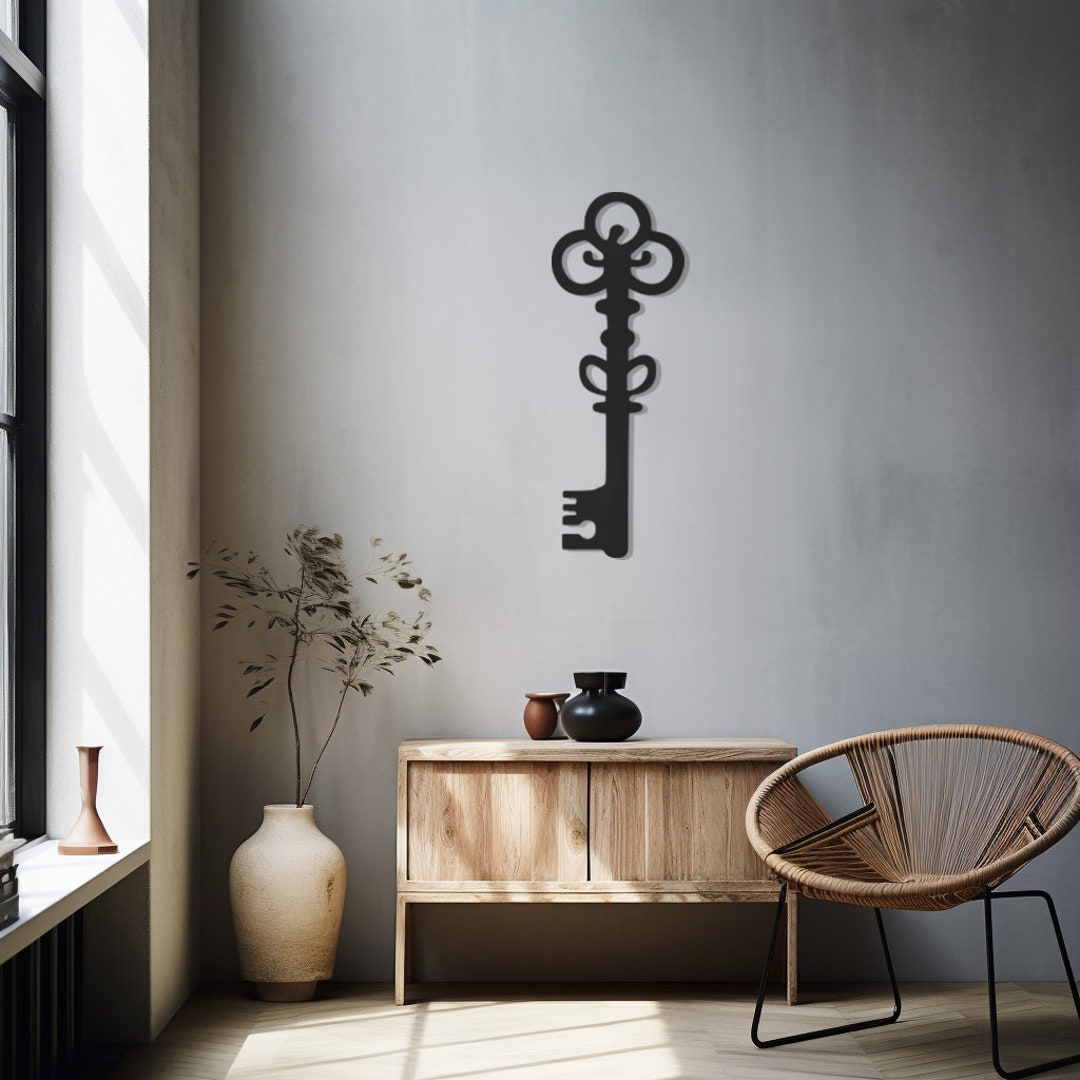Vintage Key Wall Art, Antique Gate Key Decor, Classic Key Collection