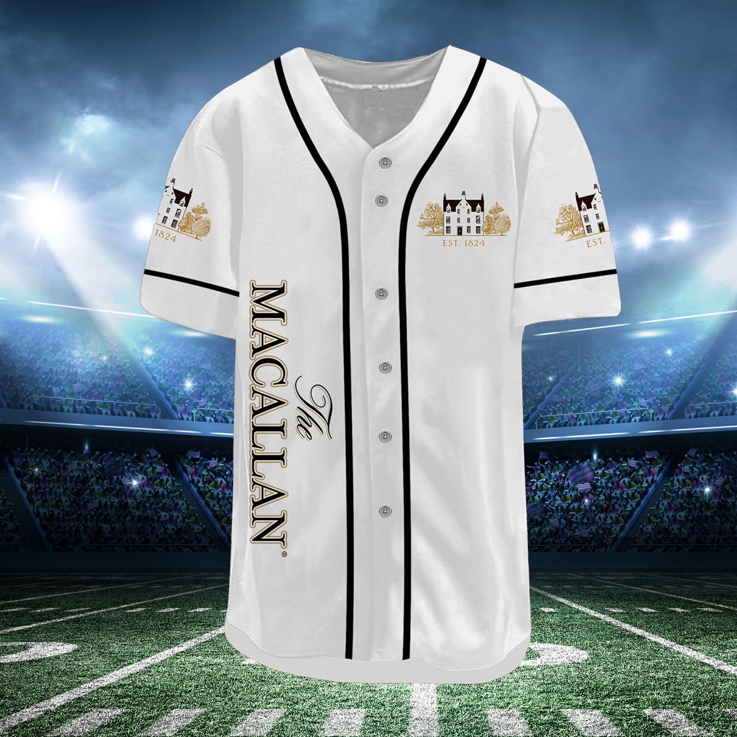 The Macallan White Baseball Jersey