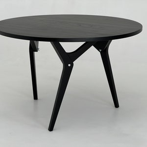 Oak Transformer Table: Height Adjustable Black Coffee Table