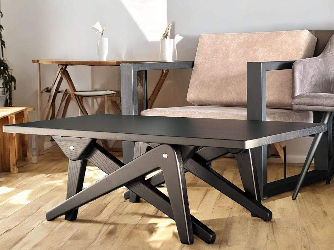 Dining Table | Height Adjustment | Narrow Table | Natural Wood