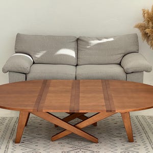 Transformer table 6 in 1, sliding table,round-oval table,dining table, coffee table,ash table, enlarged table, guest table,adjustable height
