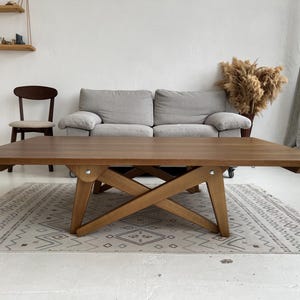 Dine table | Wooden adjust table | Table transformer | Coffee tables | Height adjustable table | Folding table | Sliding table | Ash wood