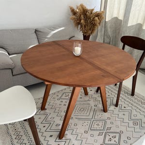 Transformer table 6 in 1, sliding table,round-oval table,dining table, coffee table,ash table, enlarged table, guest table,adjustable height