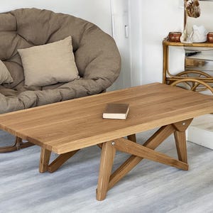 Transformer table | 2in1 dining/coffee | natural wood |ash coffee table | handiwork | dining table | height adjustment | ash wood