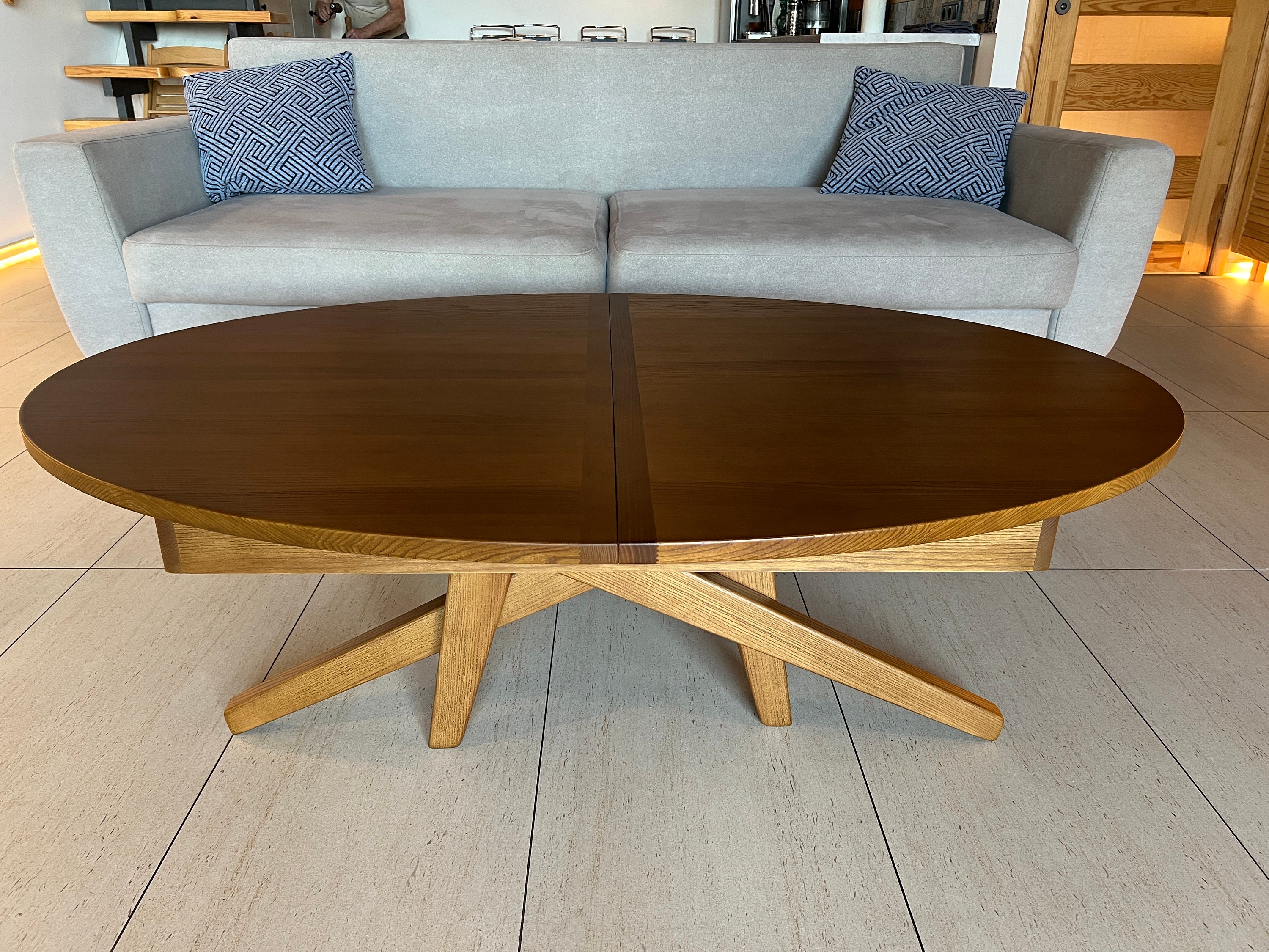 Transformer Table 4 in 1, Sliding Table, Oval Dining Table, Coffee ...