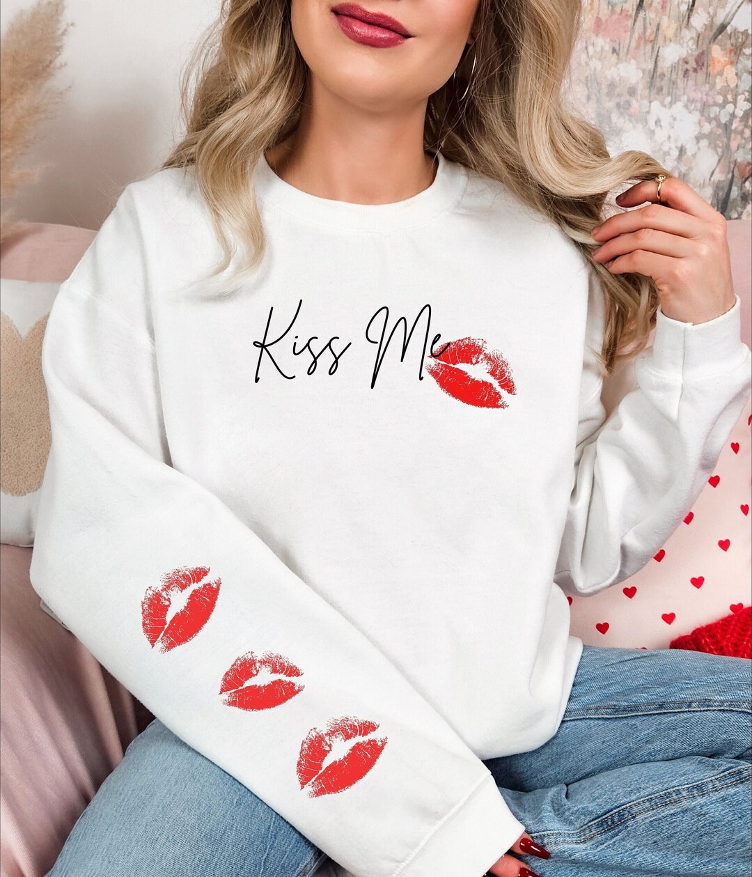 “A Soft Kiss” Sweatshirt & Short Set