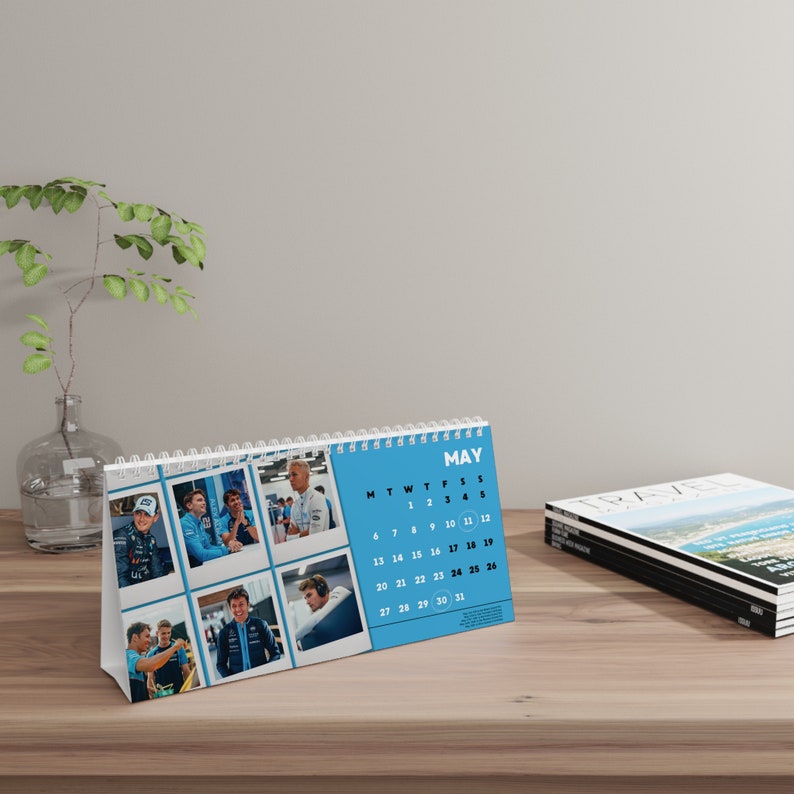 2024 F1 Drivers Desk Calendar Formula 1 Formula 1 Calendar Etsy