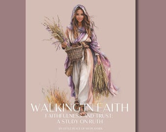 Ruth 5 Day Bible Study Guide Women of the Bible Printable Ruth Bible Study for Faith Planner Pages War Binder Bible Study