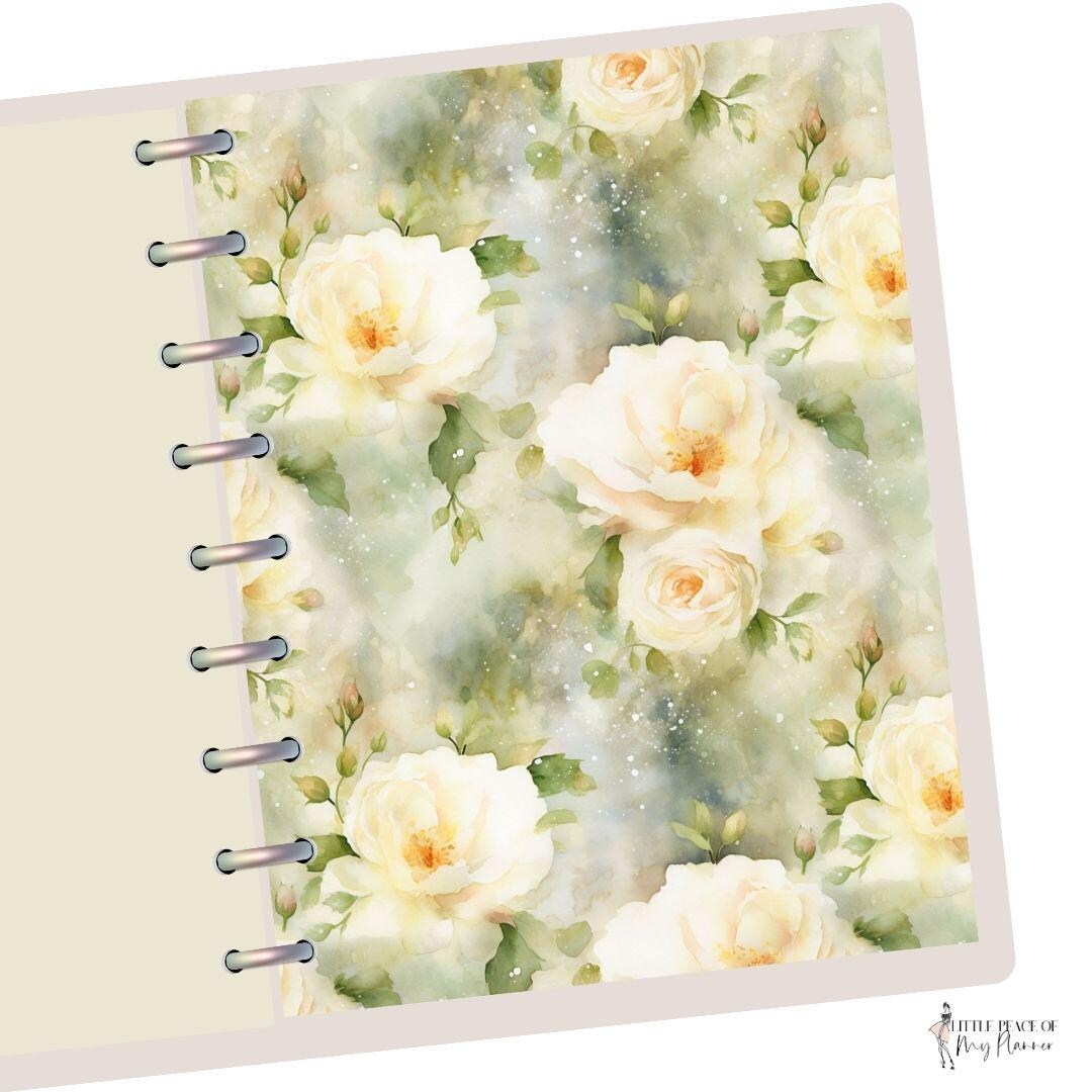 Sweet Spring Roses Planner Dashboard for Happy Planner and Ring Planner ...