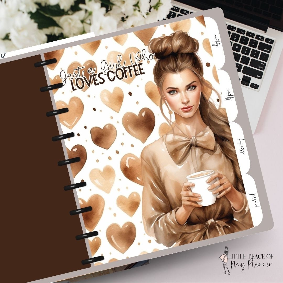 Coffee Planner Printable Planner Dashboard Printable Dashboard Coffee ...