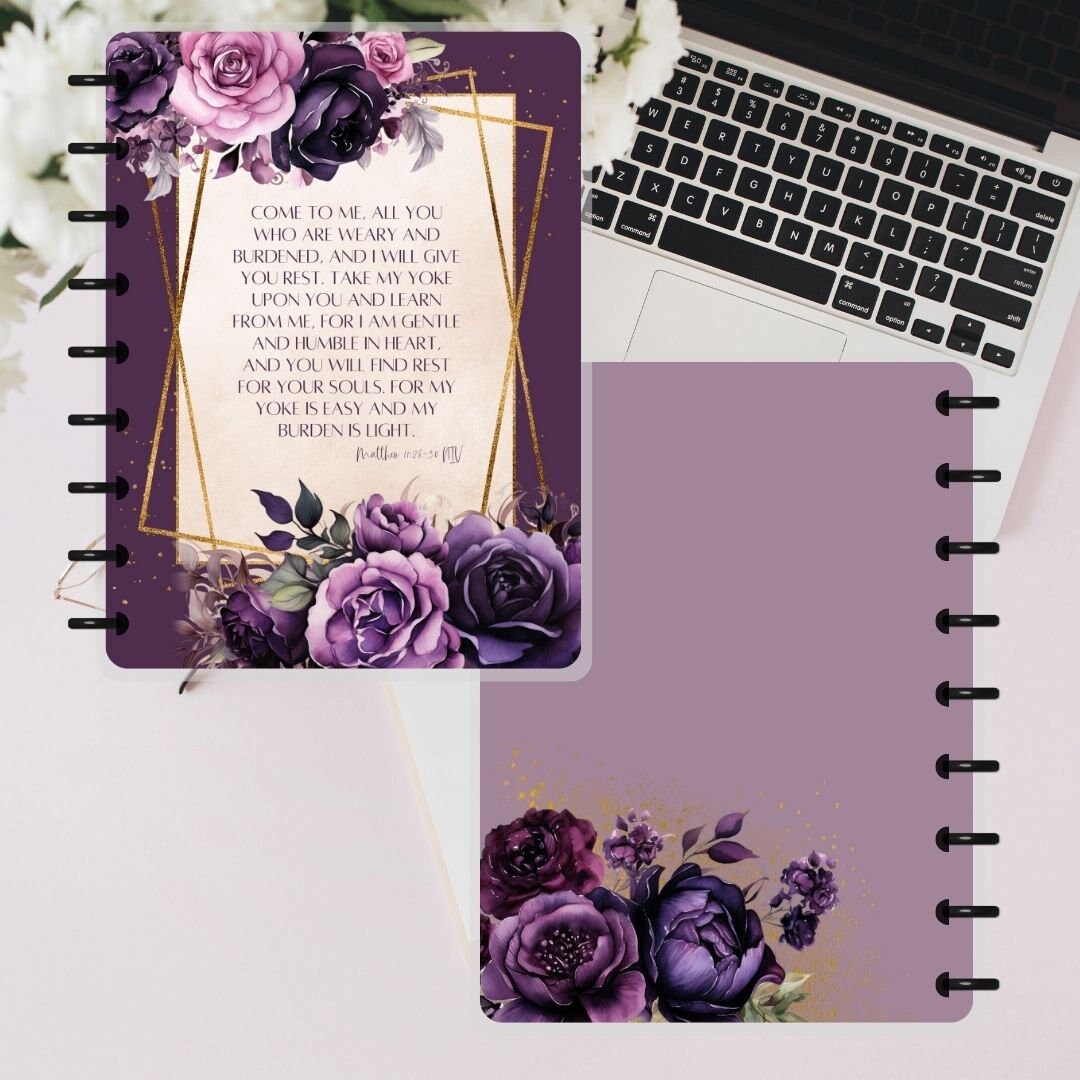 Bible Verse Planner Cover Printable Faith Planning Bible Quote ...