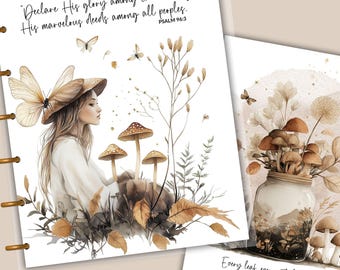 His Works Planner Cover – Psalm 96:3 Faith-Based – Laminated Autumn Front & Back
