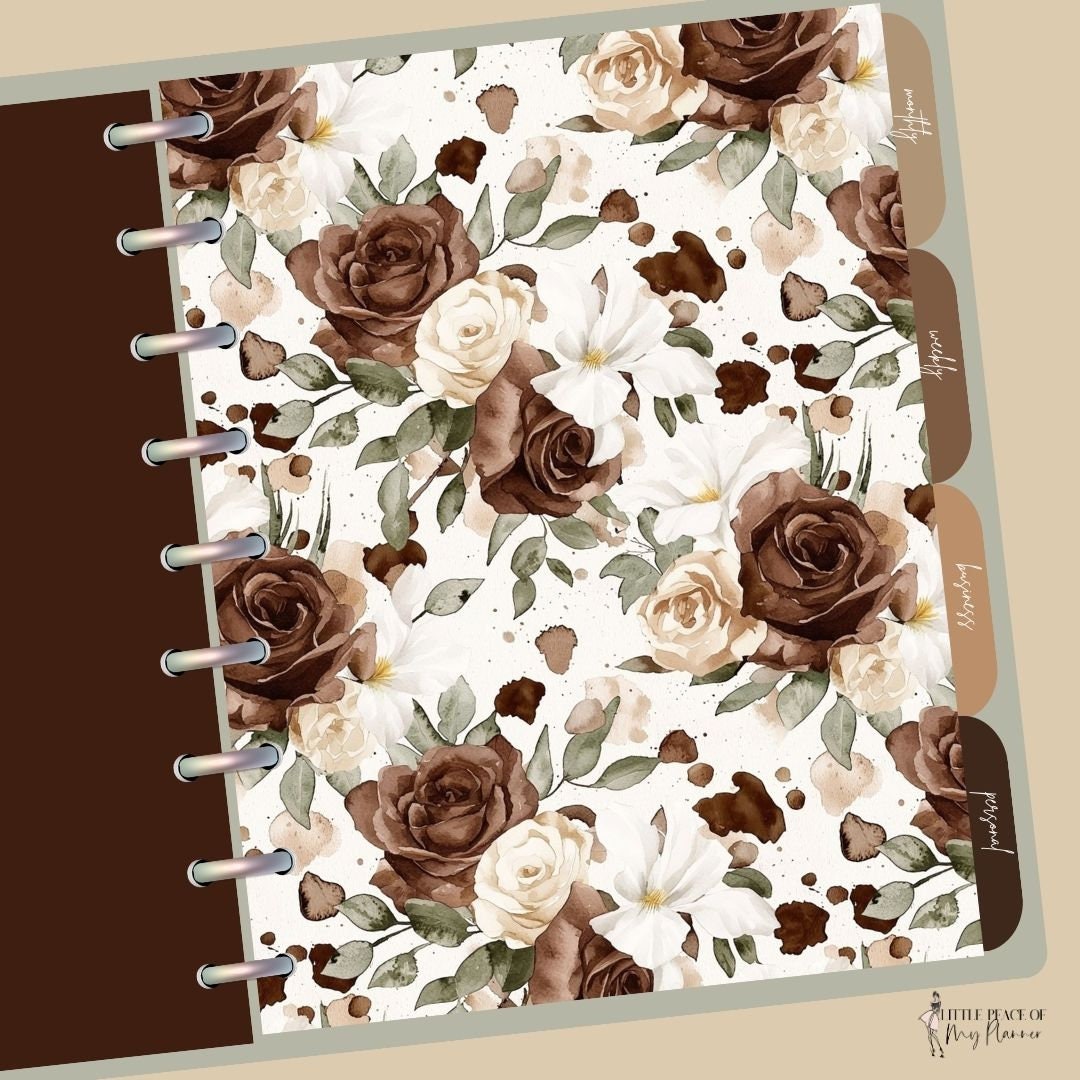 Chocolates Roses Happy Planner Dashboard for Planner Dashboard With ...