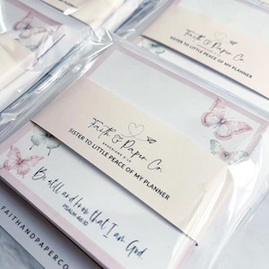 Bible Verse Tear Away Memo Pad with Scripture Note Pad Christian Stationery Faith Note Pad for Bible Scripture Memo Pad Gifts for Christian image 2