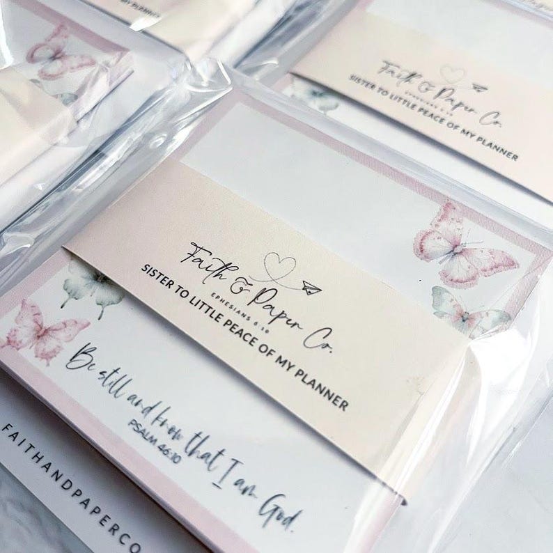 Bible Verse Tear Away Memo Pad with Scripture Note Pad Christian Stationery Faith Note Pad for Bible Scripture Memo Pad Gifts for Christian image 2