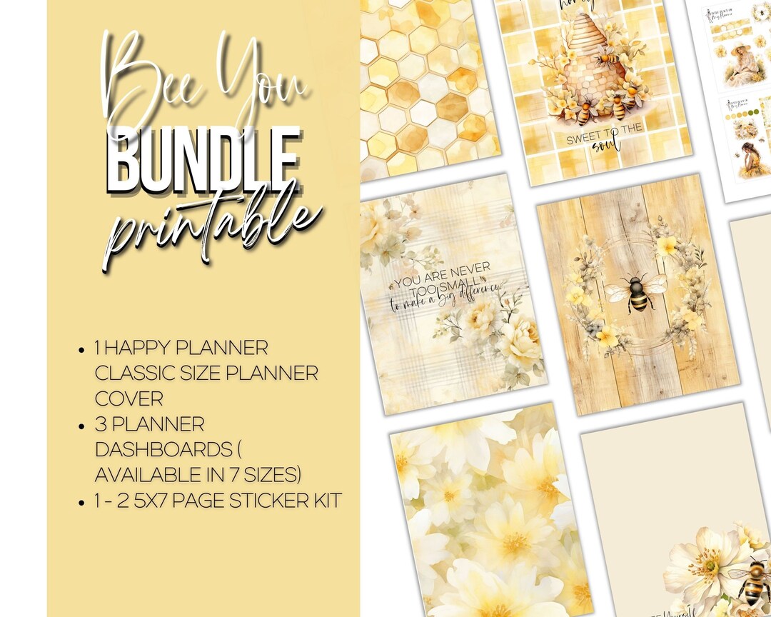 Printable Happy Planner Dashboards Printable Planner Dashboards Classic Happy Planner Cover ...